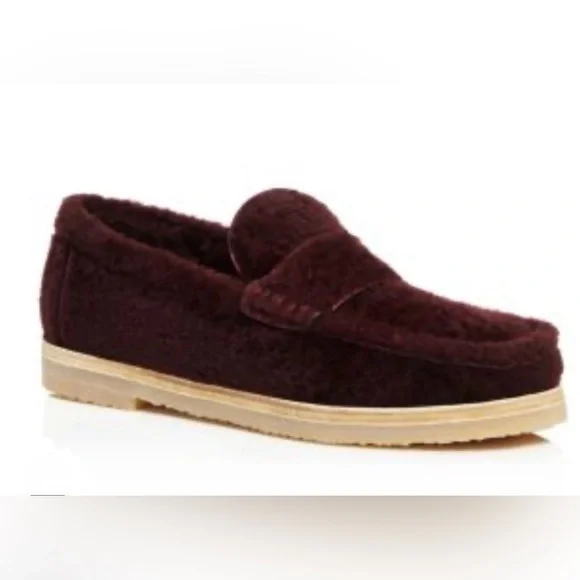 Stuart Weitzman Bromley Shearling Loafers - Picture 1 of 6